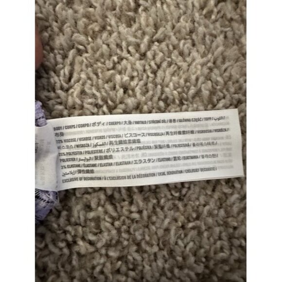 Hollister Advanced Stretch Womens Cropped Top Adj Straps Plaid Size Large - Picture 9 of 13